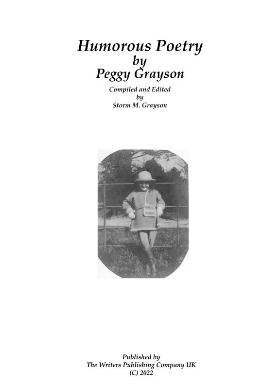 Humorous Poetry by Peggy Grayson